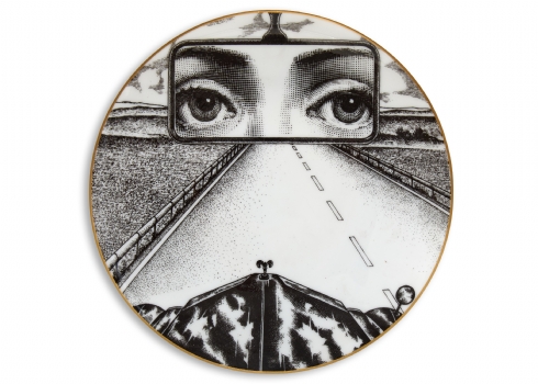 צלחת פורצלן Rosenthal x Fornasetti – סדרת “Temi e Variazioni”