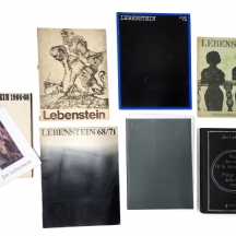 Jan Lebenstein - אוסף קטלוגים וספרי תערוכה שנות ה־60-90