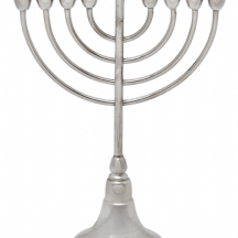 חנוכיה עשויה כסף 'סטרלינג' (חתום 925)
