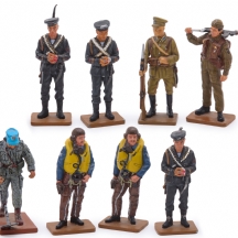 לאספני חיילי בדיל (Tin soldier) 8 דמויות צבאיות היסטוריות