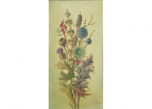 אן מדלי (1896-1991), שמן על בד, חתום