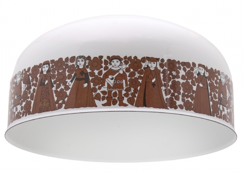 מנורת תלייה מדגם Troubadour שיוצרה עבור Fog & Mørup, בסוף שנות ה־60