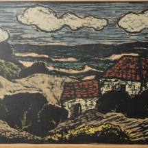 יעקב שטיינהרדט (1887-1968, Jacob Steinhardt) - ליטוגרפיה חתומה בעיפרון