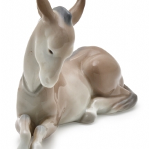 פסלון חמור מפורצלן ספרדי מתוצרת Lladro, חתום