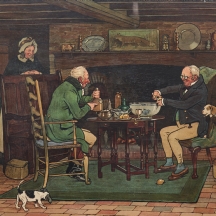 ססיל אלדין (אמן בריטי 1870-1935, Cecil Charles Windsor Aldin) - 'Mated'