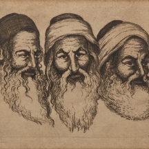 יעקב איזנברג (Jacob Eisenberg, ישראל - פולין 1897-1966) - 'שלושה יהודים תימנים'