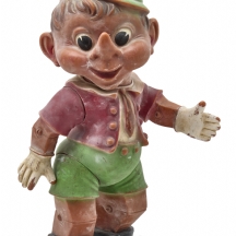 בובת פינוקיו (Pinocchio) וינטג' מתוצרת Ledraplastic, איטליה