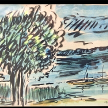 דוד הנדלר - 'עץ ליד הנהר'