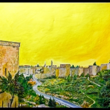 דוד הראל - 'ירושלים בצהוב'