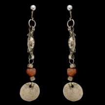 זוג עגילים טורקמניסטאנים ישנים