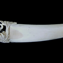 סכין אפריקאית ישנה עשויה שנהב