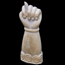 ידית עתיקה עשויה שנהב בצורת יד