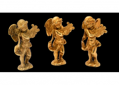 לוט של שלושה פסלוני מלאכים (X3)