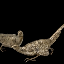 שני קישוטי שולחן גרמנים עתיקים