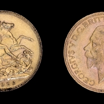 לוט של שני מטבעות זהב אנגלים עתיקים