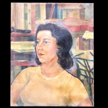 'פורטרט אישה', שמן על בד