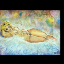 'עירום נשי' - ציור ישן