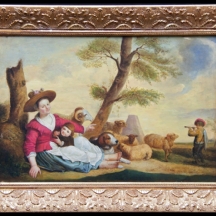 ציור עתיק 'מנוחת רועי הצאן'