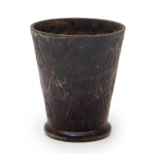 כוס מתכת עתיקה מתקופת נפוליאון הראשון