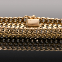 צמיד זהב ישן (רטרו) עשוי זהב צהוב 14 קארט