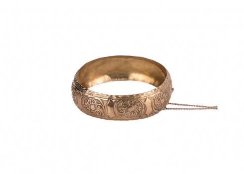 צמיד זהב עתיק מהמאה ה-19