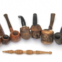 לוט של 11 מקטרות עישון שונות