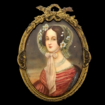 מניאטורה אירופאית עתיקה מהמאה ה-19