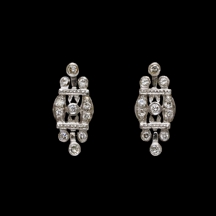 זוג עגילים בסגנון אדוארדיאני