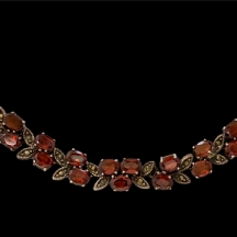 ענק כסף משובץ גארנטים